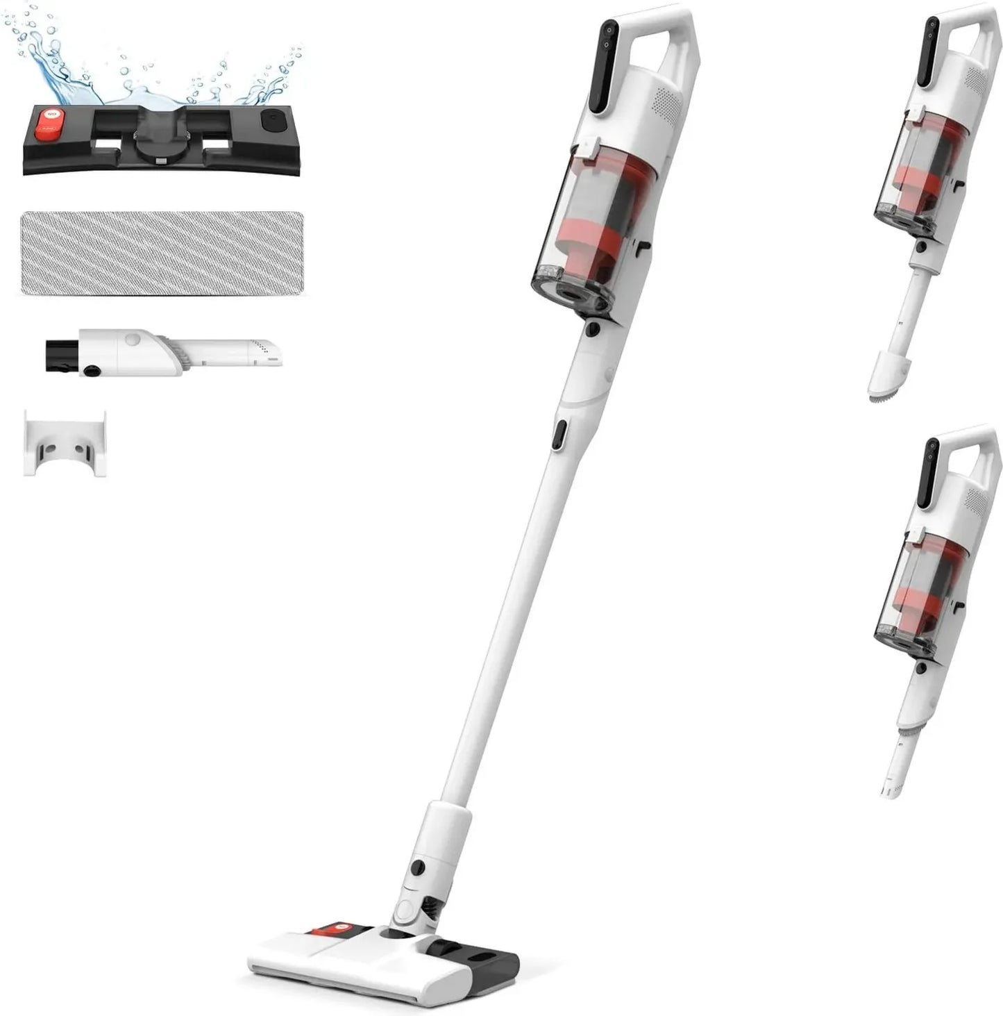 Aspirateur Sans Fil 2 en 1 Deerma DEM-T20W, 180W, Filtre HEPA, Design Léger, Multifonction