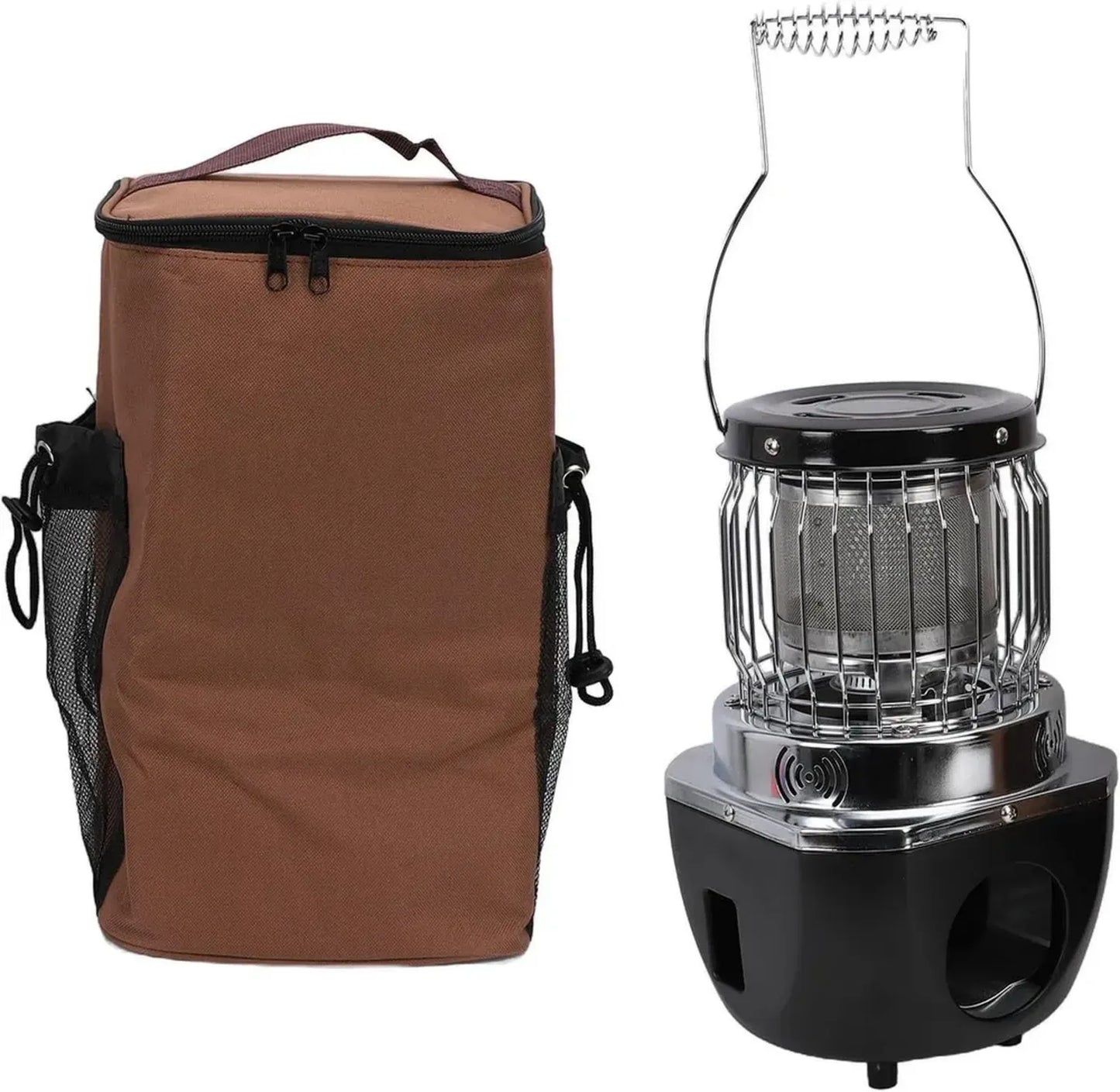 Réchaud à Gaz Portable en Aluminium Léger avec Sac pour Camping et Randonnée