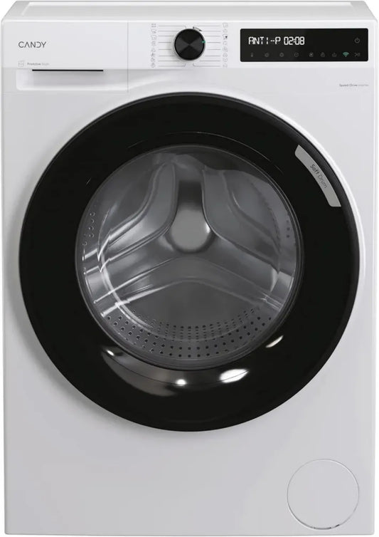 Lave-linge Candy ProWash 12 KG 1400 RPM, Affichage Digital, WiFi, 16 Programmes, Moteur Inverter, Départ Différé, Sécurité Enfants
