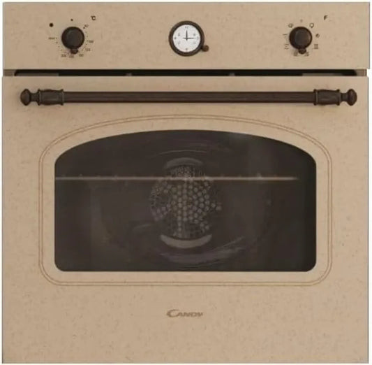 Four encastrable Candy 65L avec fonction pizza et 8 programmes, design rustique, classe A+