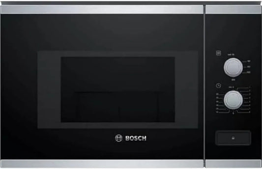 Micro-ondes Encastré Bosch Série 4 BFL520MS0, 21L, Acier Inoxydable, 60x38cm