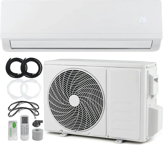 Climatiseur Mural Réversible 9000 BTU avec Pompe à Chaleur et Inverter Éco