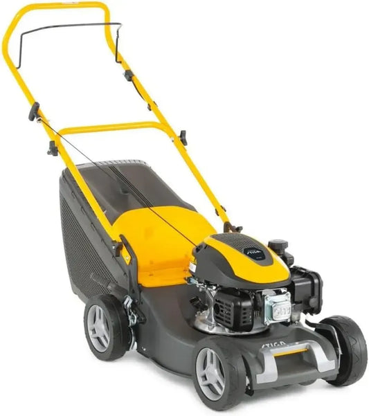 Tondeuse à Essence STIGA 43, Moteur 123cc, Coupe 41 cm, Bac 60L
