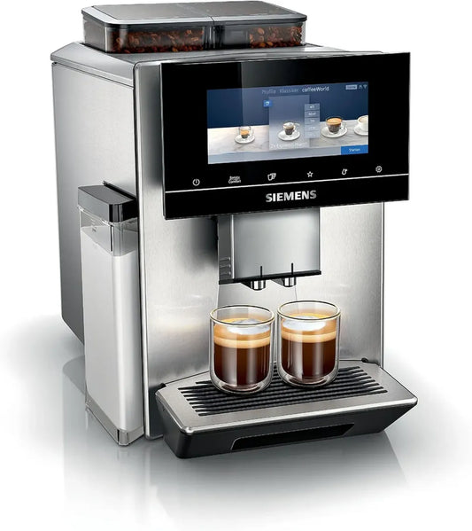 Siemens EQ900 TQ907D03: Cafetière Automatique Intelligente avec Écran Tactile et Réduction du Bruit