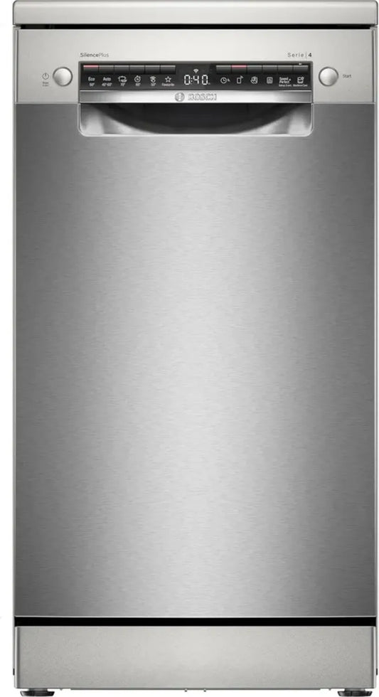 Lave-vaisselle Bosch 45 cm Série 4, Acier Inoxydable Anti-traces