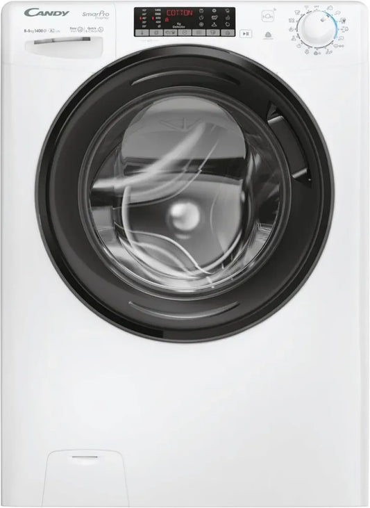 Sèche-linge Candy Smart Pro Inverter 8+5 kg, 1400 tours/min, Classe A-10%, Programme Rapide, Easy Iron Plus, Blanc
