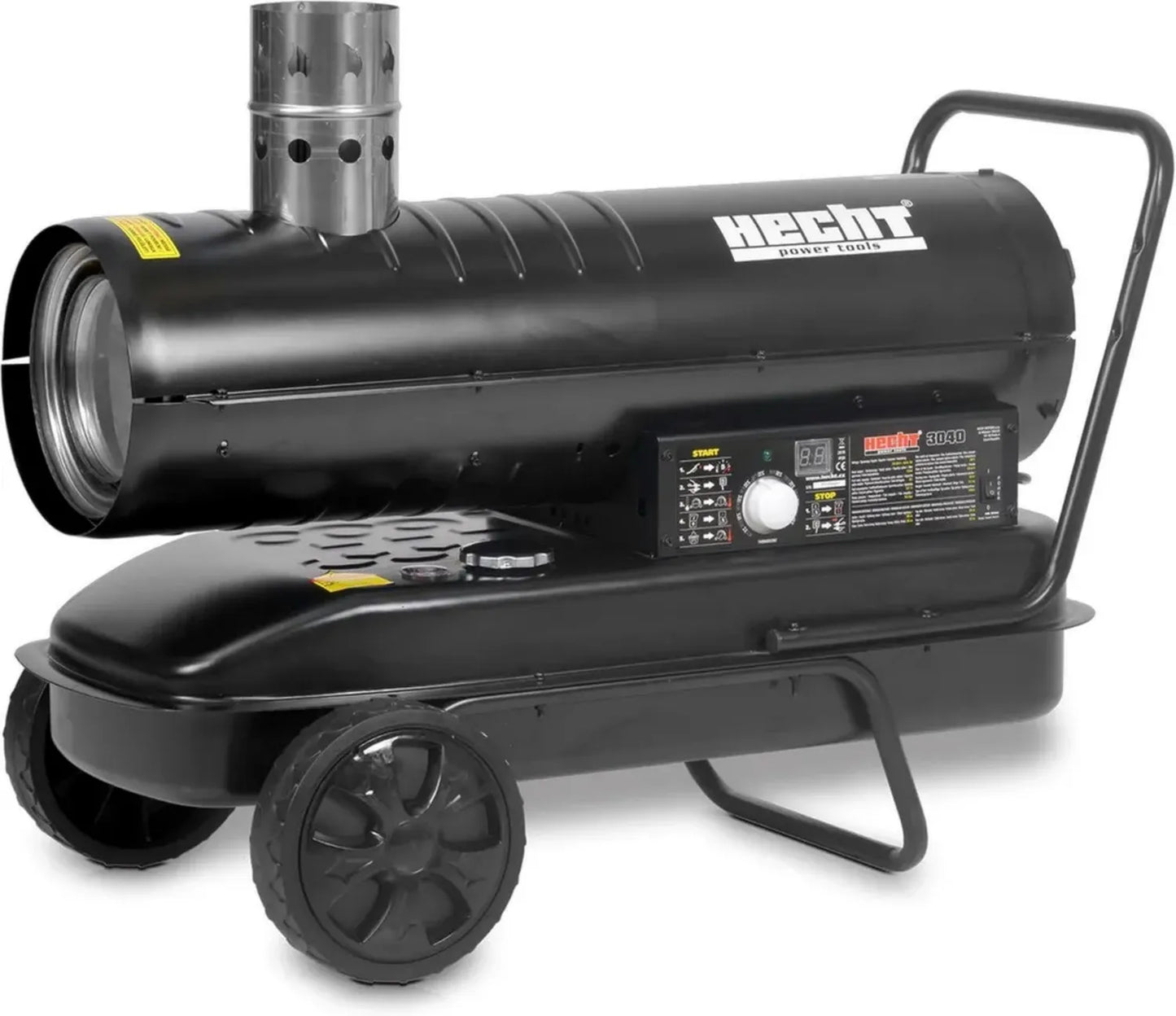 HECHT Chauffage Diesel 18 kW - Débit 450 m³/h - Thermostat & Sécurité Anti-Surchauffe