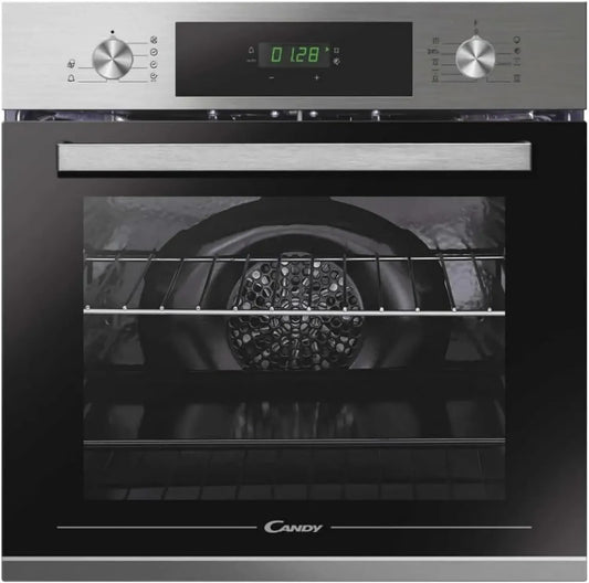 Four encastrable pyrolyse CANDY FCM676X, 65L, 9 modes, design intemporel