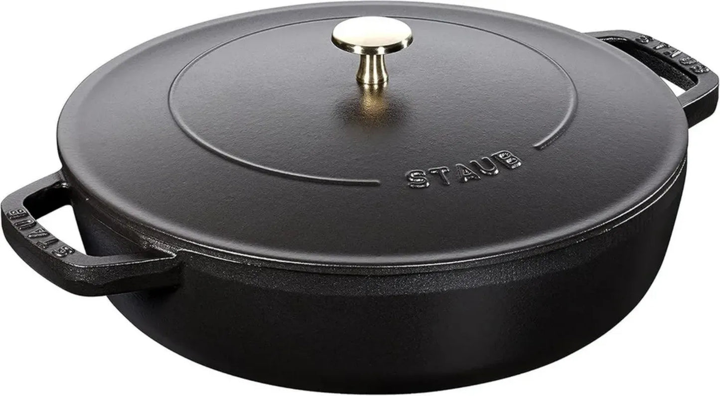 Cocotte en Fonte STAUB Chistera, Noir, 24 cm